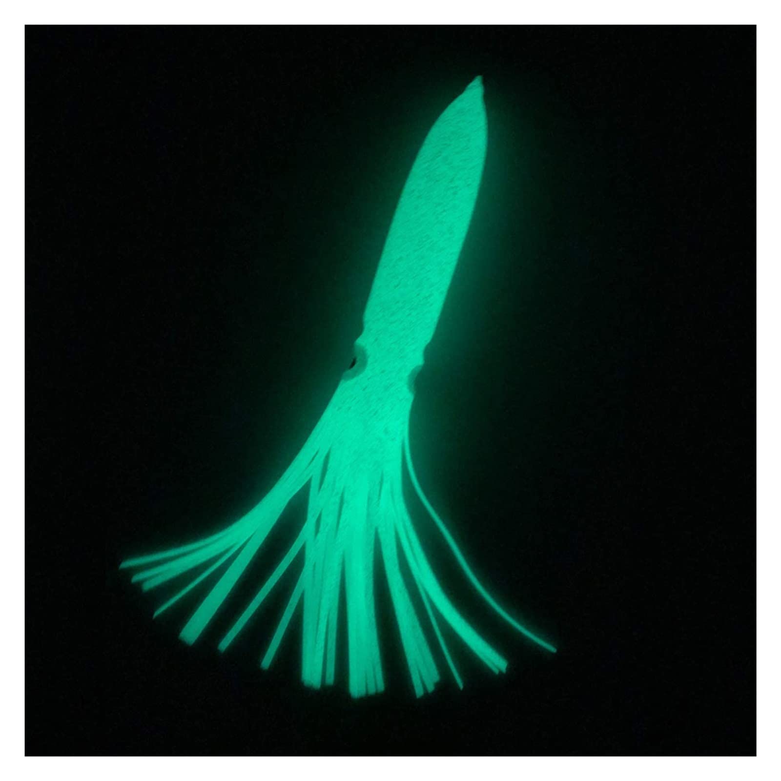 INEOUT 5Pcs 30cm 56g Calamari Gonne Esche da Pesca Jig Octopus Glow Plastica Morbida Esche da Pesca Traina Attrezzatura da Pesca in Mare