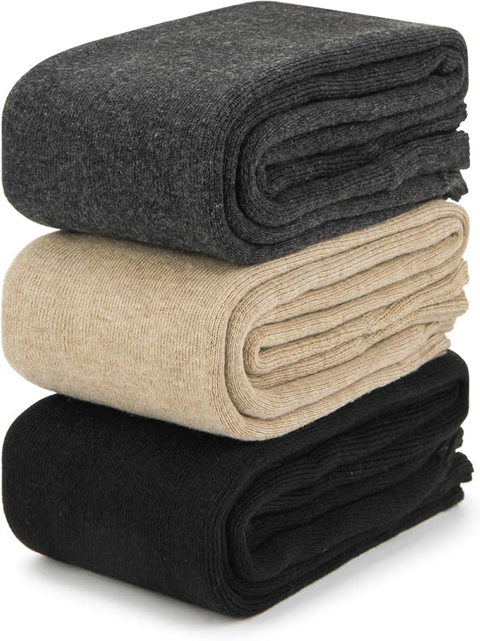 Image of Leg Warmers for Women, Over the Knee High Leg Warmers, Knit Footless Long Socks