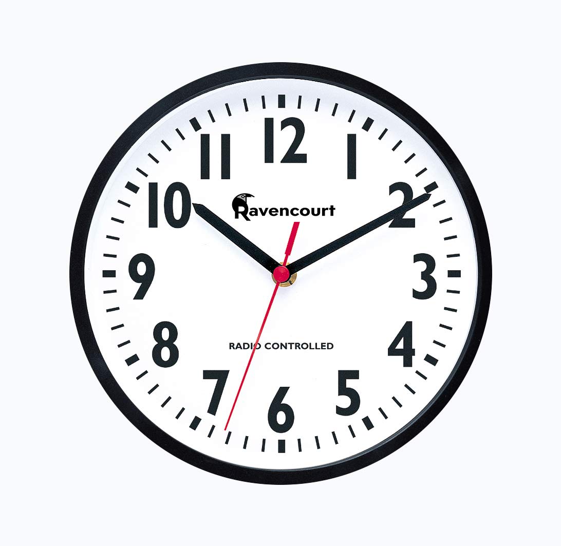 Sponsored Ad – Ravencourt Radio Controlled Classroom Clock 21cm ¦ Easy To Read 21cm Face ¦ Battery-Powered ¦ Syncs To Time Signal ¦ For Schools, Offices Or Public Spaces ¦ RC008B