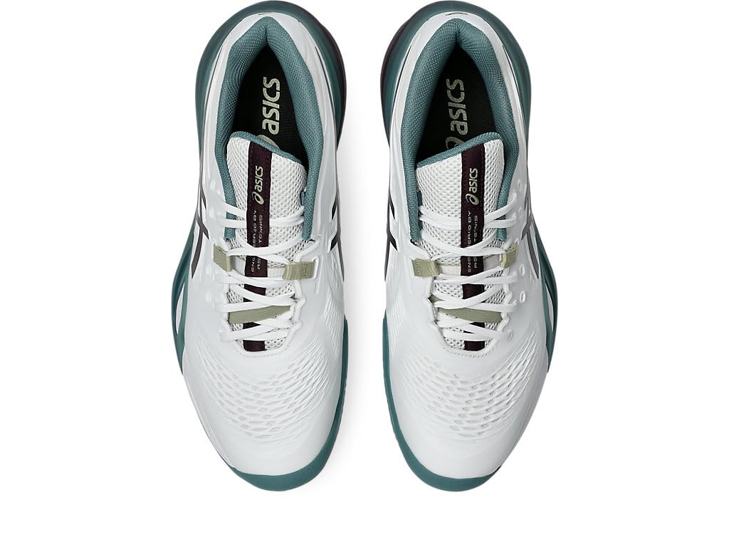 Asics Gel-Resolution X Clay White/Dark Aubergine ZapatillasHombre