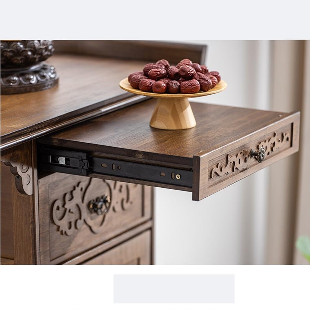 Mobiletto Consolle da altare in legno massello for casa tradizionale | Espositore(Red,Piccolo)