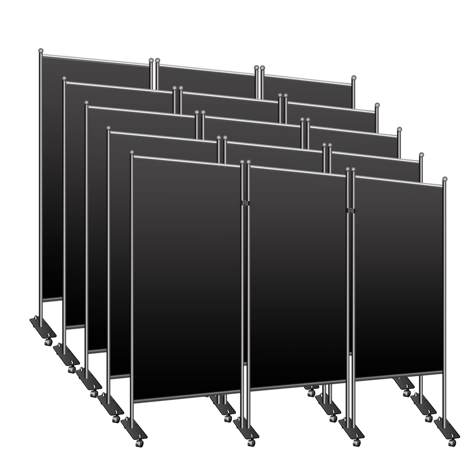 Buy Room Divider, 5PCS Folding Partition Privacy Screen, Office