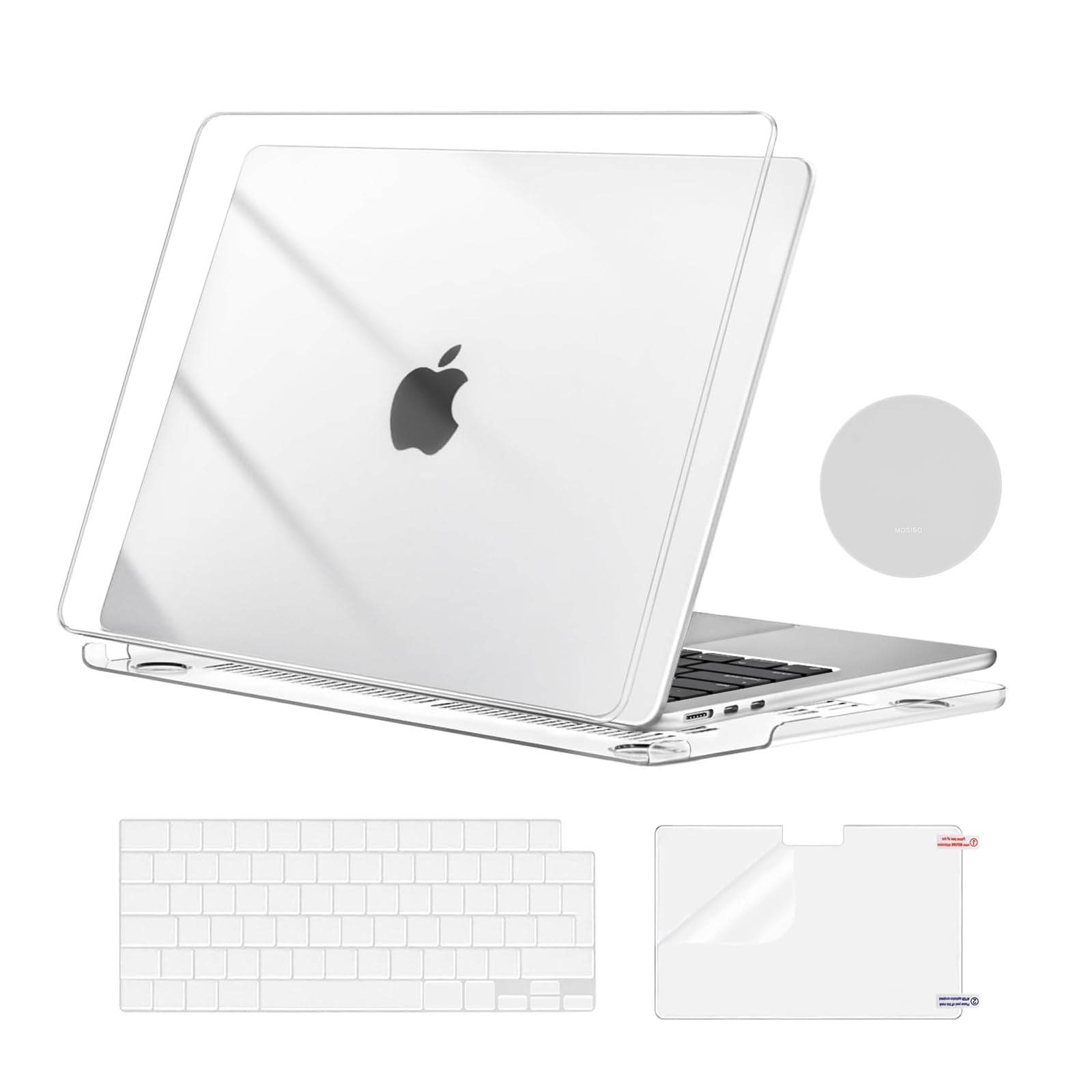 MOSISO Custodia Compatibile con MacBook Air 13 Cover M5 M4 M3 M2 2026-2022