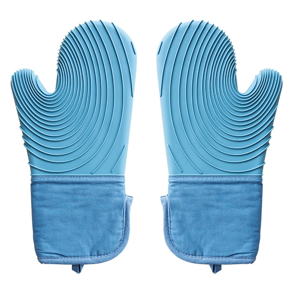 Kalttoy Silicone Thickened Oven Mitts Oven Mitts Saving Space for Kitchen Baking Cooking Gift Household Silicone
