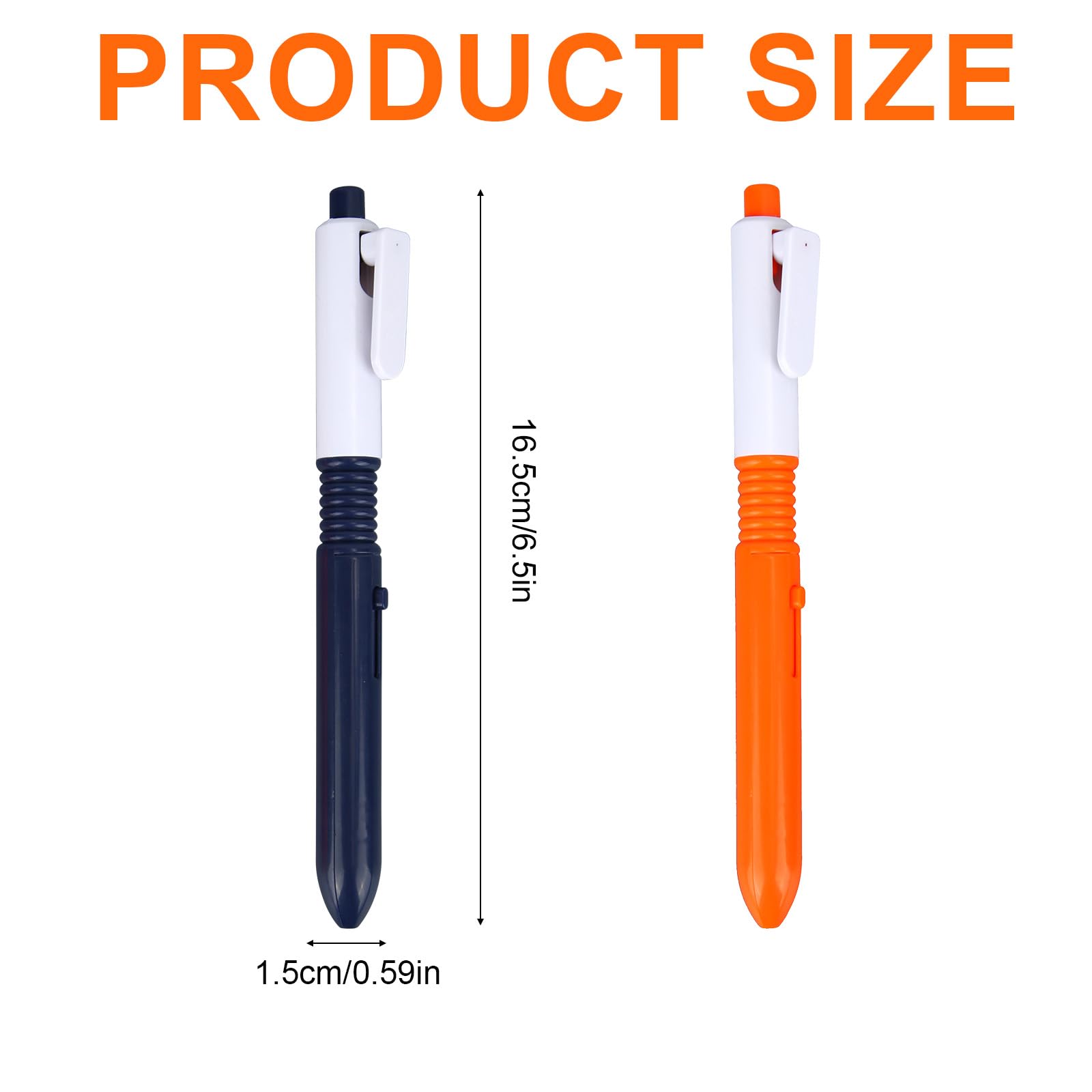 lasuroa 2 Pz Penne ad Acqua, Penne a Doppio Uso Scrivere e Spruzzare, Giocattoli con Spruzzo d'Acqua per Scherzi e Trucchi Articoli per Scherzi Bambini Adulti (Arancione, Blu)