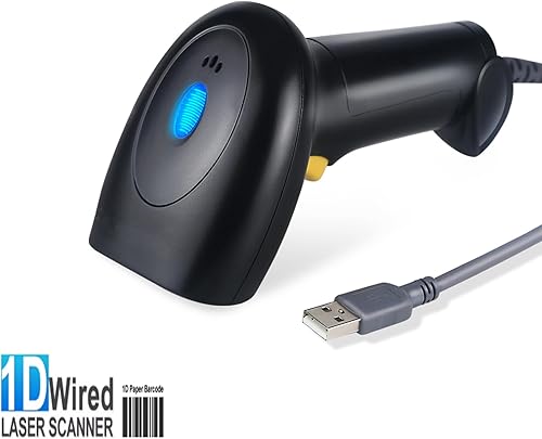 Miniatura 6 de El escáner del código de barras del USB del PDA ató con alambre el lector de código de barras 1D para el supermercado, tienda de conveniencia,