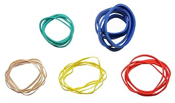 CanDo 10-1825 Hand Exerciser, Additional Latex Bands, Pack of 5