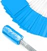 Zozen 100Pack Blue Marking Flags, Writable15x4x5 Inch, Yard Flags for Lawn & Irrigation & Landscape & Sprinkler & Survey & Dog Training