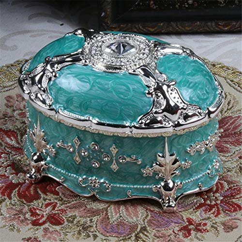 Preisvergleich Produktbild schmuckschatulle, zink-legierung Europäischen kreative retro schmuck aufbewahrungsbox hochwertige exquisite ovale haushalts schmuckschatulle
