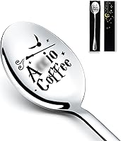 Vista 12 de Cuchara de helado - Divertida cuchara de acero inoxidable grabada para amantes del helado, mujeres, hombres, cumpleaños de niños
