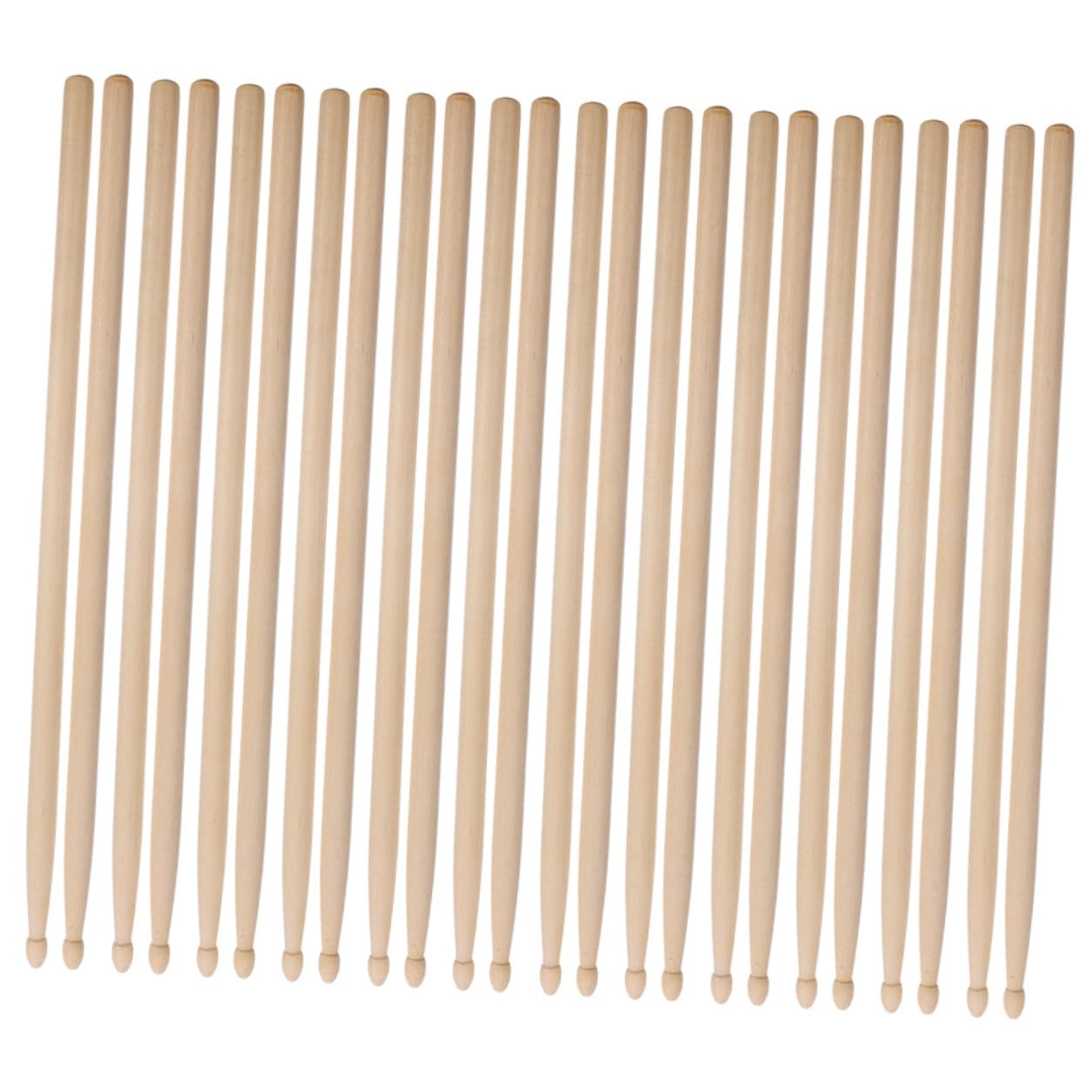 MAGICLULU 12paia Bacchette in Legno per Batteria di Bacchette con Impugnatura Liscia per Percussioni Jazz Gruppi Musicali Uso Pratico e Lezioni di Musica