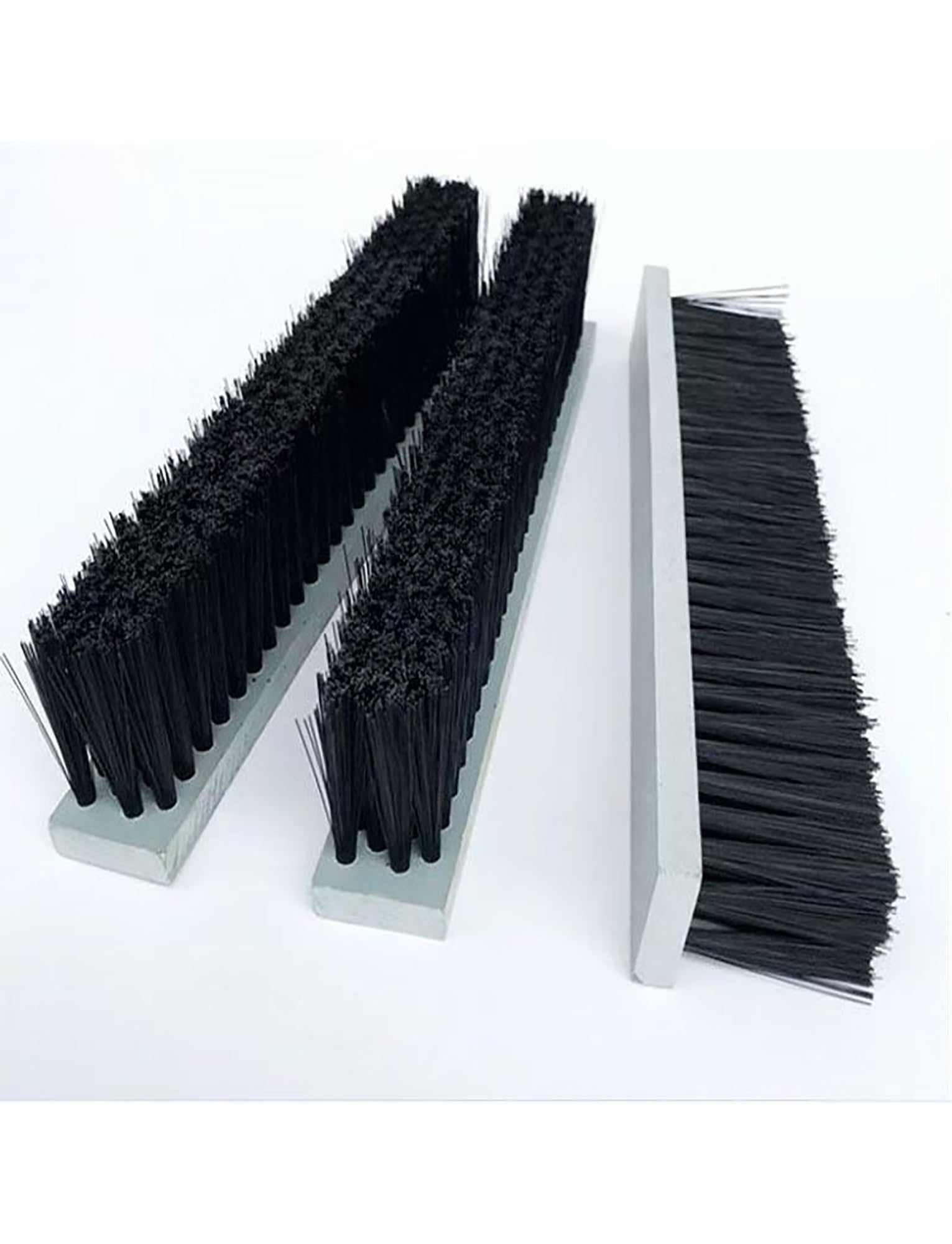 Tiras de cepillo de nailon industrial para una limpieza eficaz de maquinaria y eliminación de desechos (5-1000 x 50 x 30 x 50 mm)