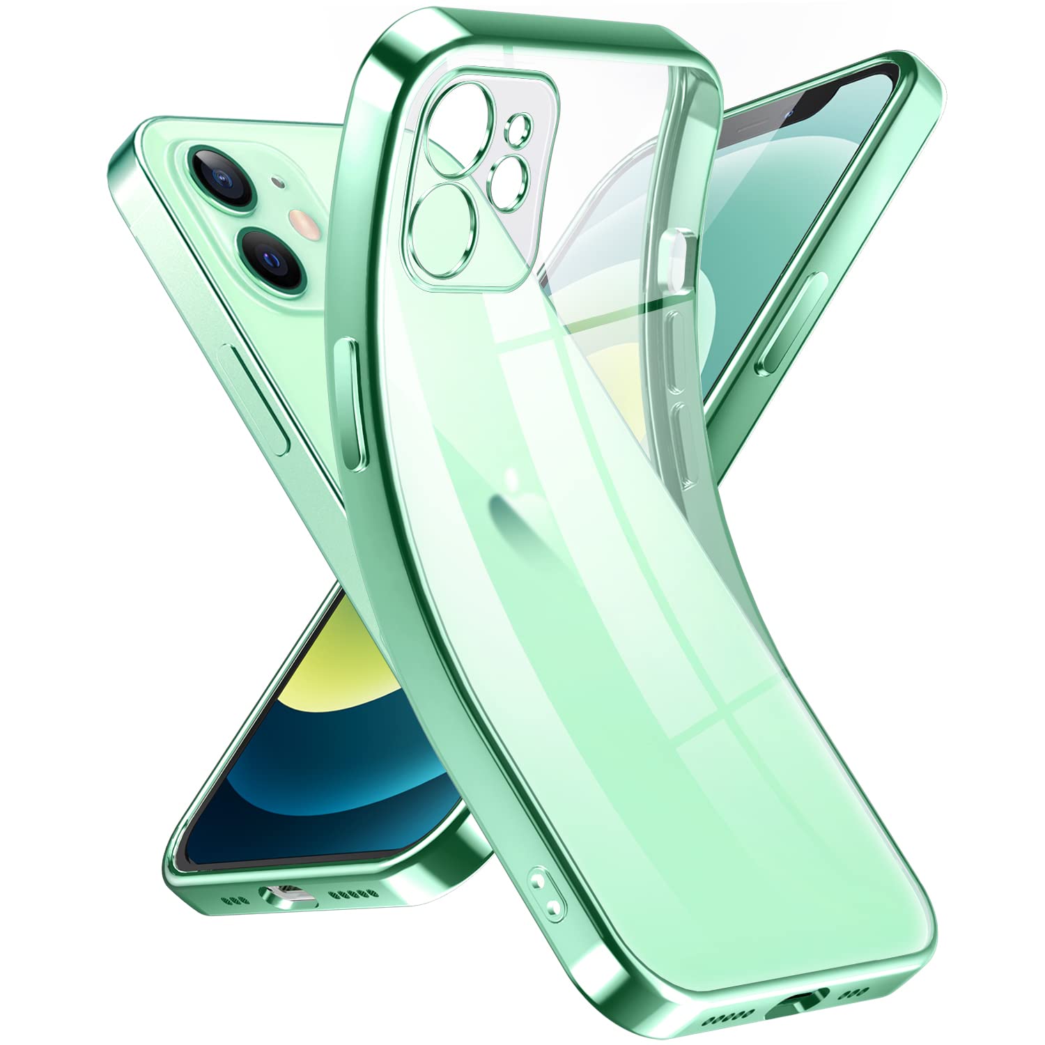 Supdeal Kristallklare Hülle Für IPhone 12 Pro Max – Niemals Gelb, Mit Kameraschutz, Ultra Dünn