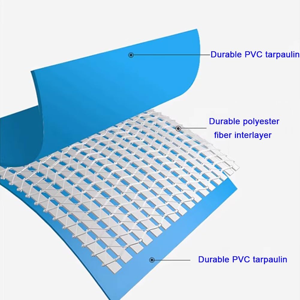 Aquarium aquaculture avec cadre en toile pour carpes koï, aquarium autoportant pliable pour l'intérieur et l'extérieur, idéal pour la pisciculture et l'aquaculture