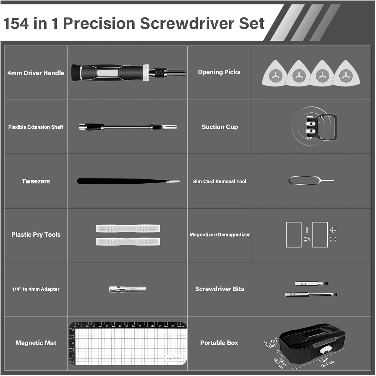 スパナセット 精密ドライバーセット 磁気ドライバービット 152 In 1 多機能修理ツールキット 電話 時計 カメラ ハンドツール