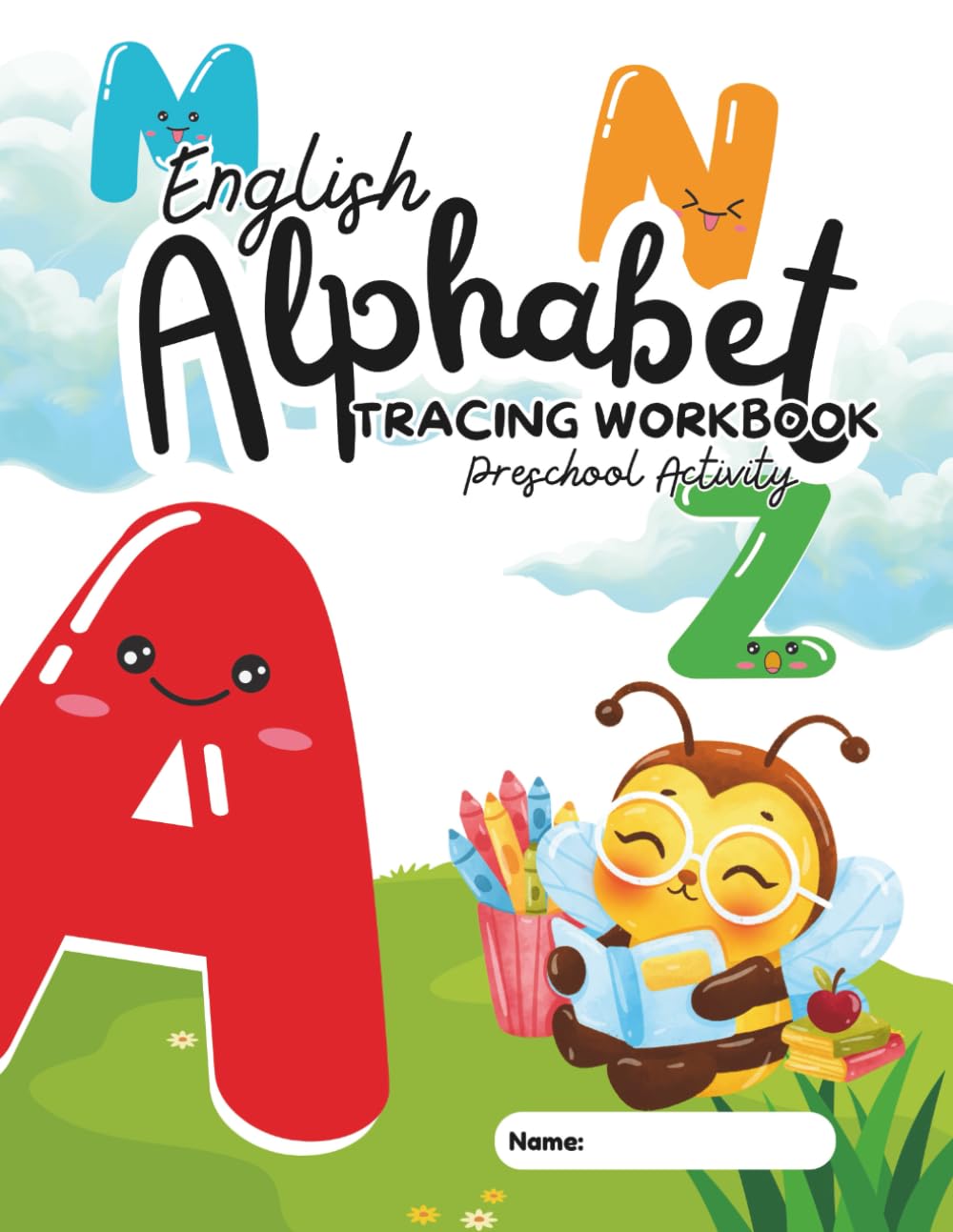 English Alphabet Tracing Workbook: Enhance Young Learners' Writing Skills with Pen Mastery, Tracing Lines, Alphabet, and Beyond!