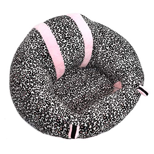 Image of ANPPEX Baby Support Seat, Cute Baby Sofa Chair for Sitting Up, Comfy Plush Infant Seats with Stuffing Inside for 3-12 Months Baby