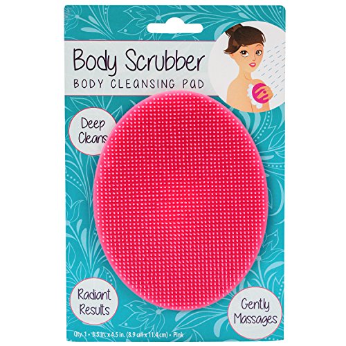 S & T Silicone Big Scrubbie Body Cleansing Pad, 0.09 Pound