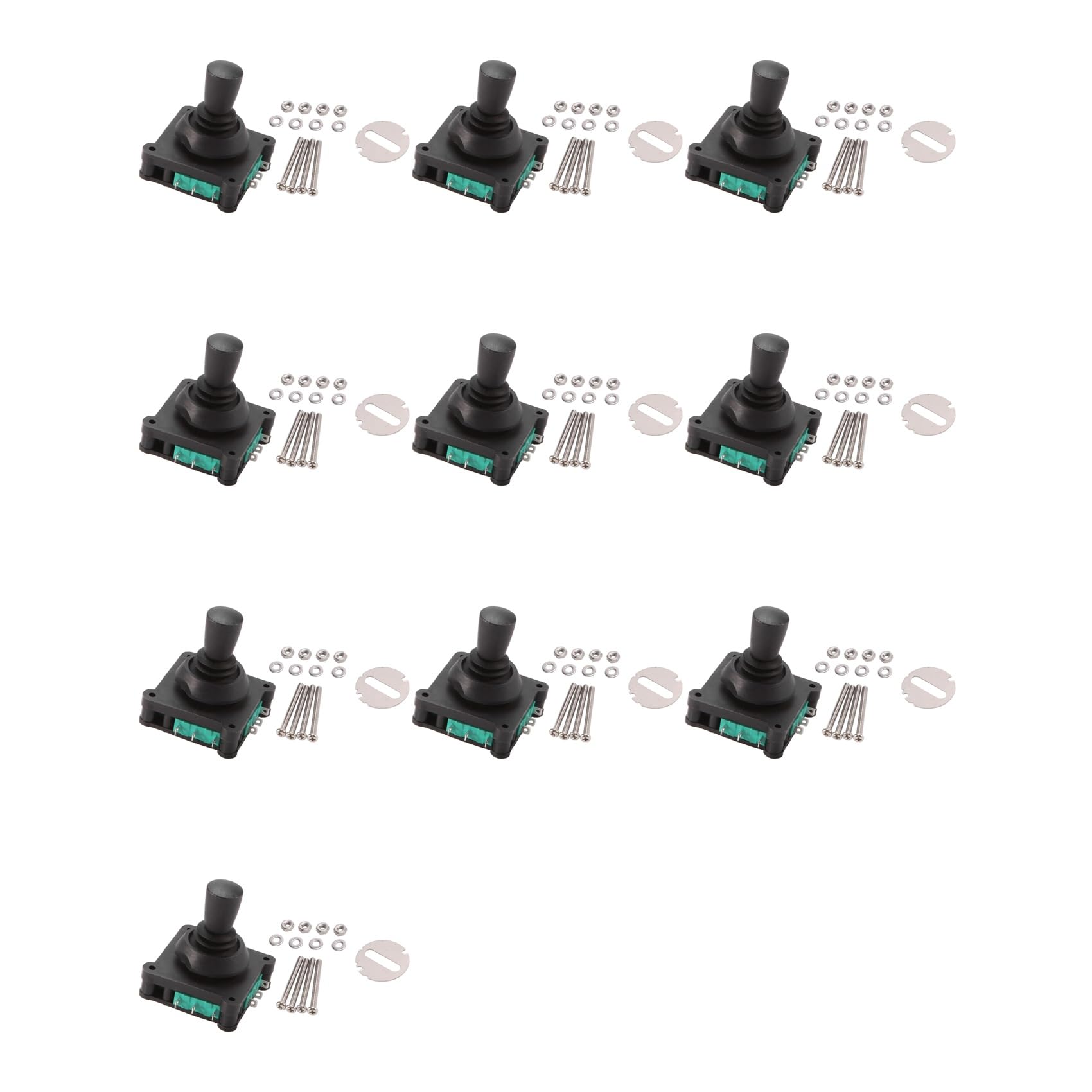 Commutateur de manette AC 240V 5A avec levier momentané 4NO 4NC pour circuit