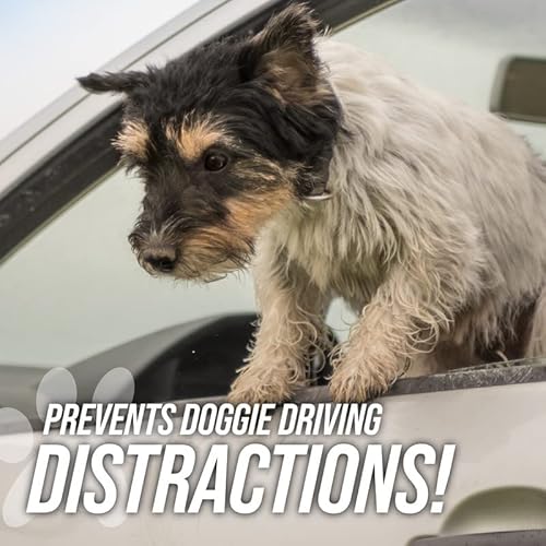 Leash Boss Dog Car Seat Belt Restraint - No-Chew Heavy Duty Car Seatbelt For Pets - 5 Sizes - Coated Steel Rope To Prevent Chewing (31 In) #TOP7