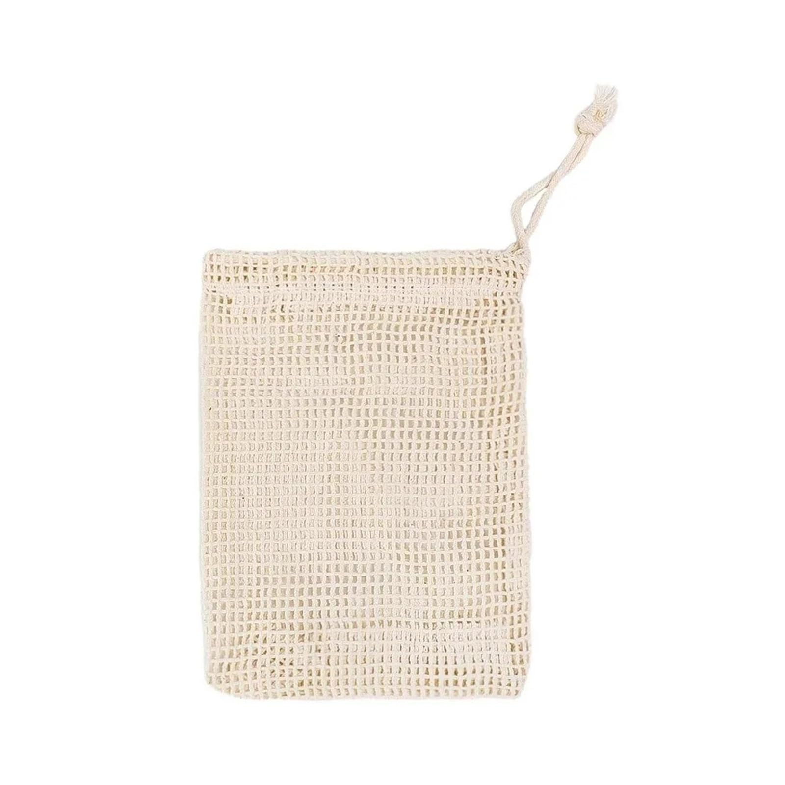 Zhsoao One Color 50Pcs Hangable Soap Bags Foaming Net Bag For Bath & Shower