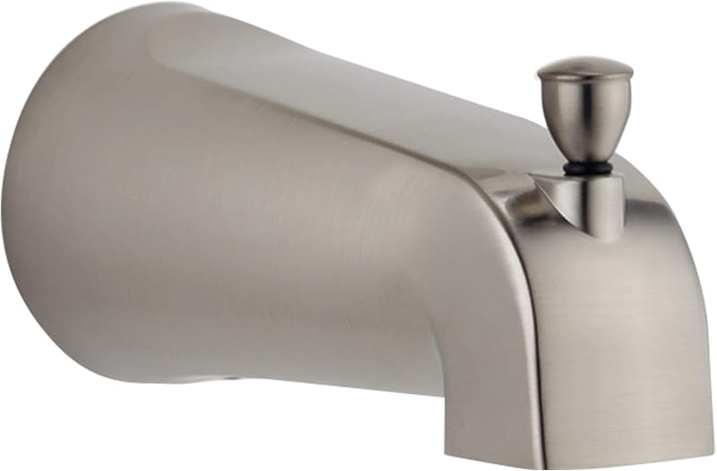 Delta Faucet RP61357BN Boca de la bañera desviadora, níquel cepillado, 0.5