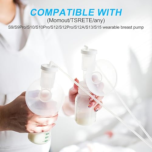 Miniatura 7 de Insertos de brida para extractor de leche, insertos de brida de 13151719210.945 in compatibles con SpectraMedelaMomcozy S12 ProS9 ProS12S9 Escudos