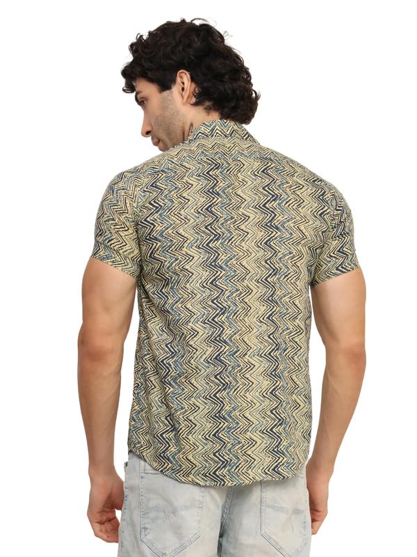 Image of KE KANHA EXPORTS Shirt for Men /Cotton Shirts for Men /Stylish Mens Casual Shirt /Men's Slim Fit Shirt & Regular Fit Shirt for All Occasions Western Beach Summer Shirt Style