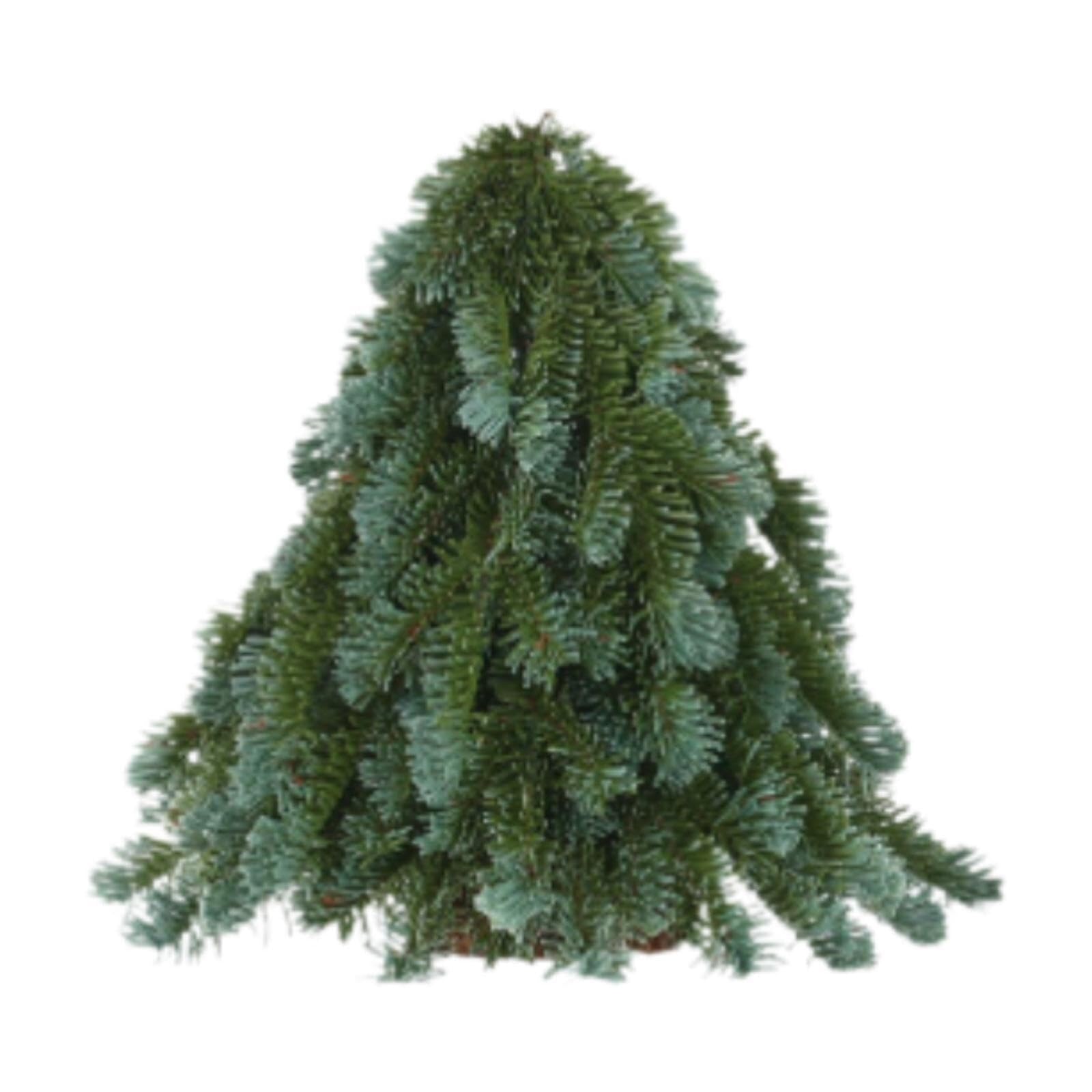 6ft Christmas Tree Desk Christmas Tree Table Centerpieces Artificial Tabletop PE Artificial Pine Tree Desktop Ornament(40cm)