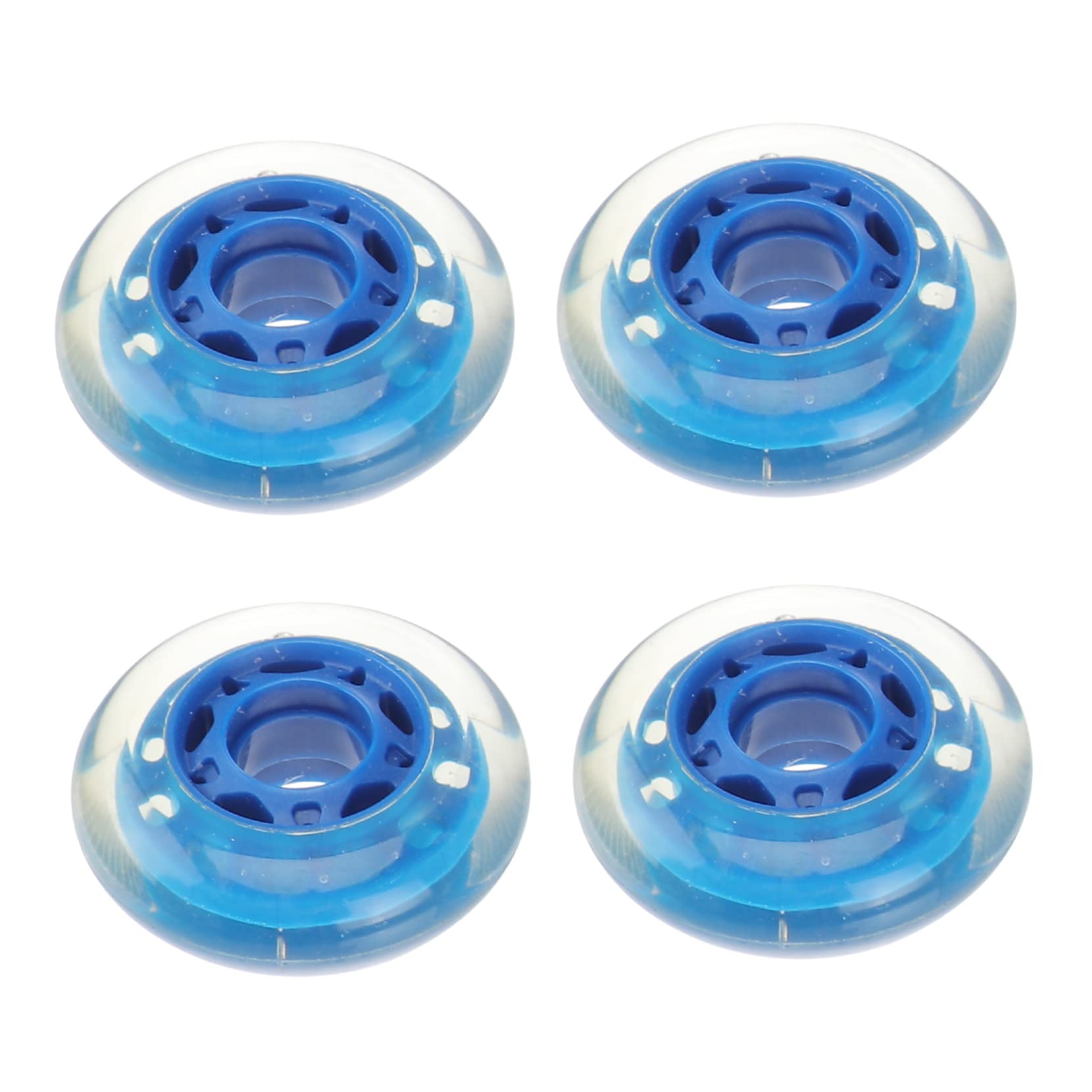 NAMOARLY Upgrade Your Skating Experience 4 Pack 70mm Pu Roller Skate Wheels for Skating Shoes Decorative Skate Supplies