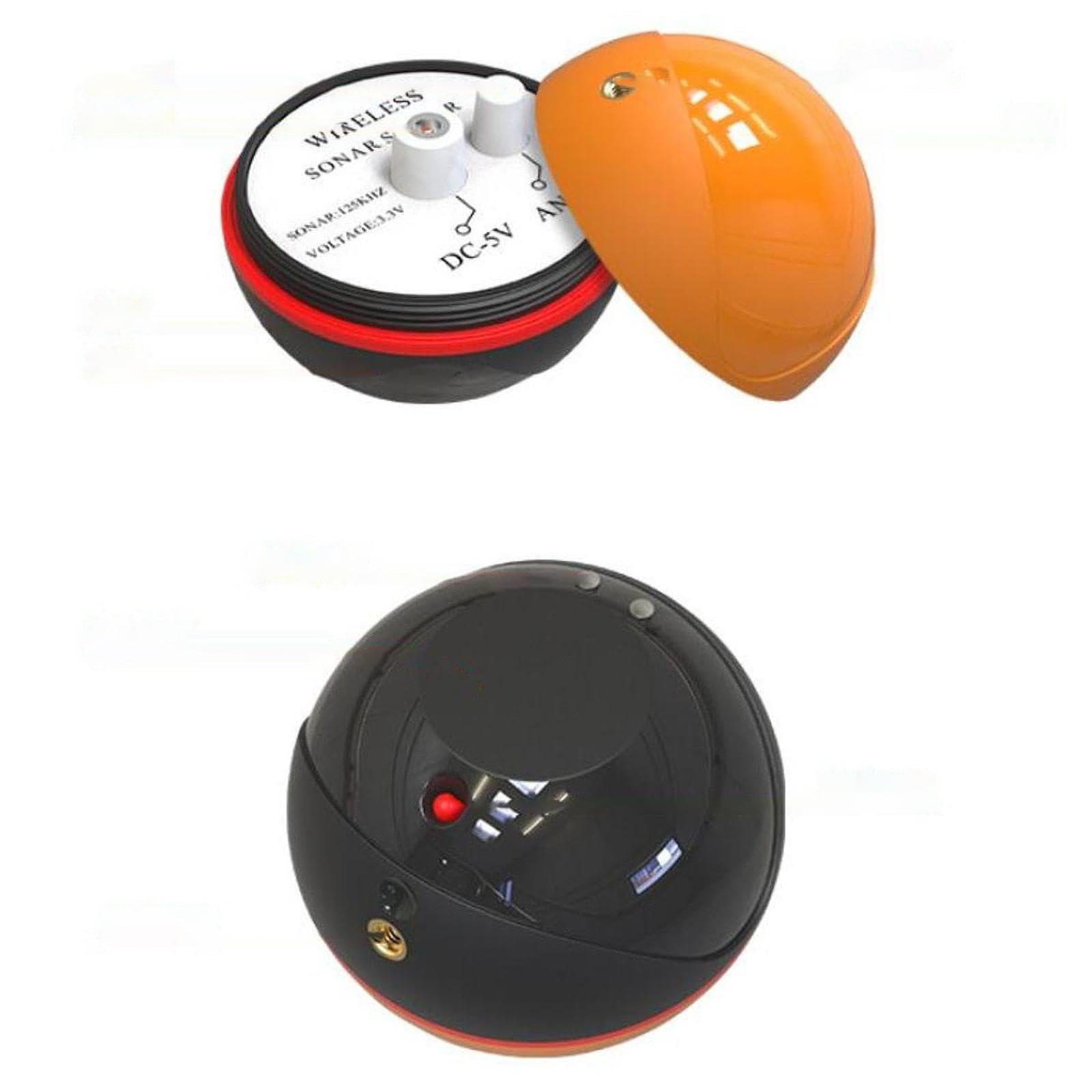 Fischfinder Dualband Sonar Ortungsgerät Tiefenmesser Smart Phone Sonar Bietet Genaue Fischortung Und Unterwasserstruktur Aus Robustem Pp für Nachtange