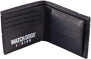 Amazon | Watch Dogs 財布 Legion Quilted Patches Logo 新しい 公式 