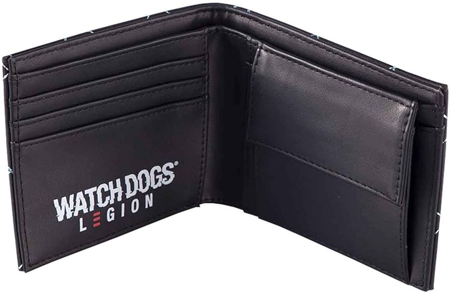 Amazon | Watch Dogs 財布 Legion Quilted Patches Logo 新しい 公式 