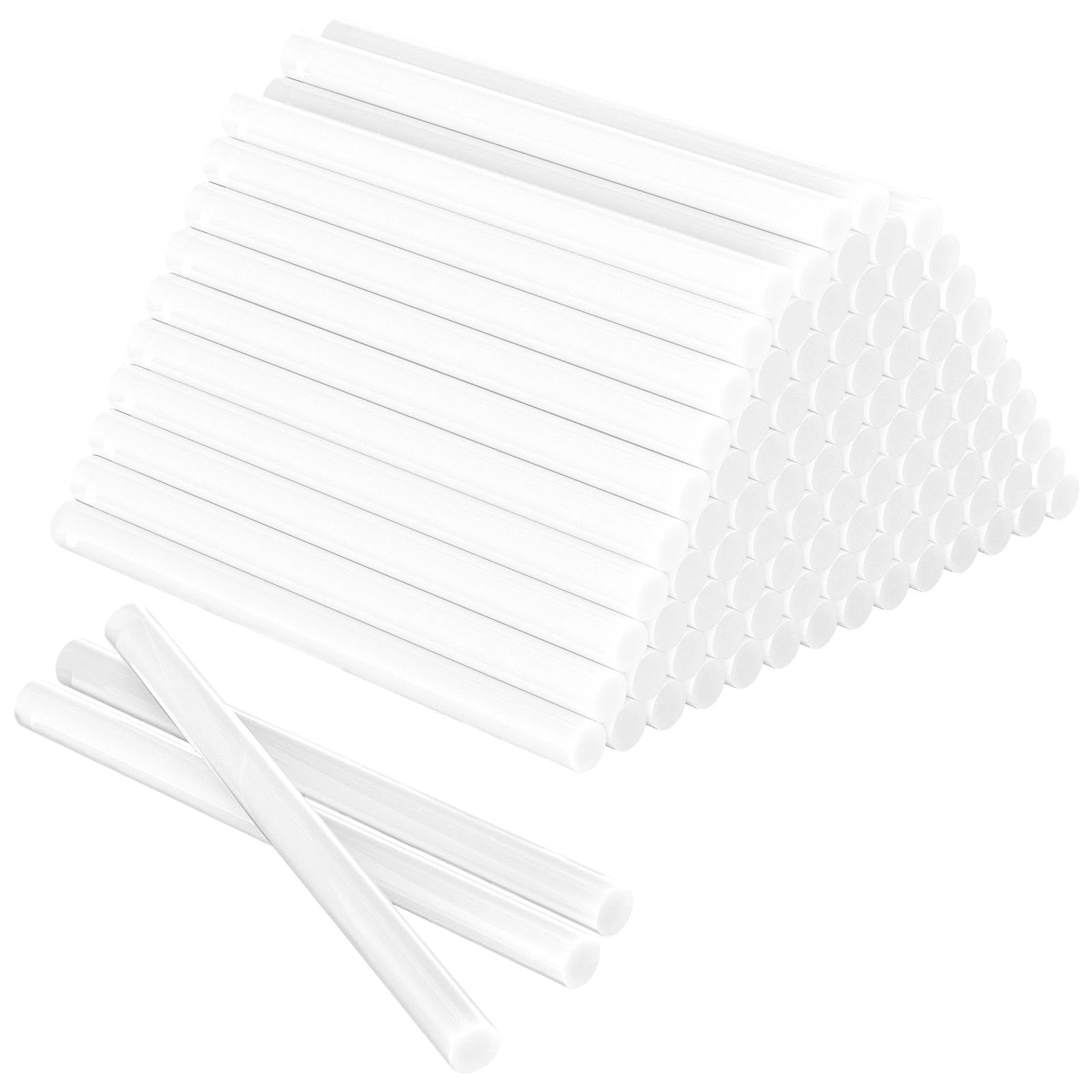 Relota 200 pezzi Colla a Caldo 7 x 100 mm, Stick Colla a Caldo Trasparente per Pistola Colla a Caldo, Kit Bastoncini di Colla Asciugatura Rapida per Fai da Te, Riparazione e Fissaggio