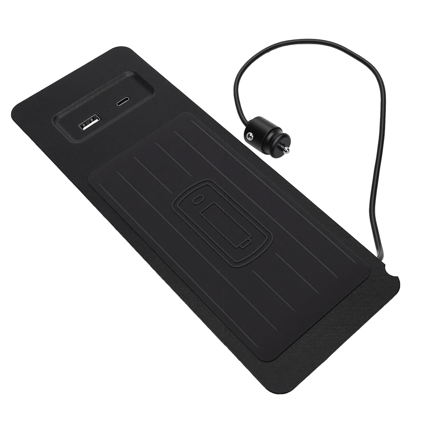 Yctze Caricabatteria per Auto Wireless da 15 W Sostitutivo a Ricarica Rapida per il 2020 con Installazione Rapida e Ricarica Compatibile con gli Smartphone