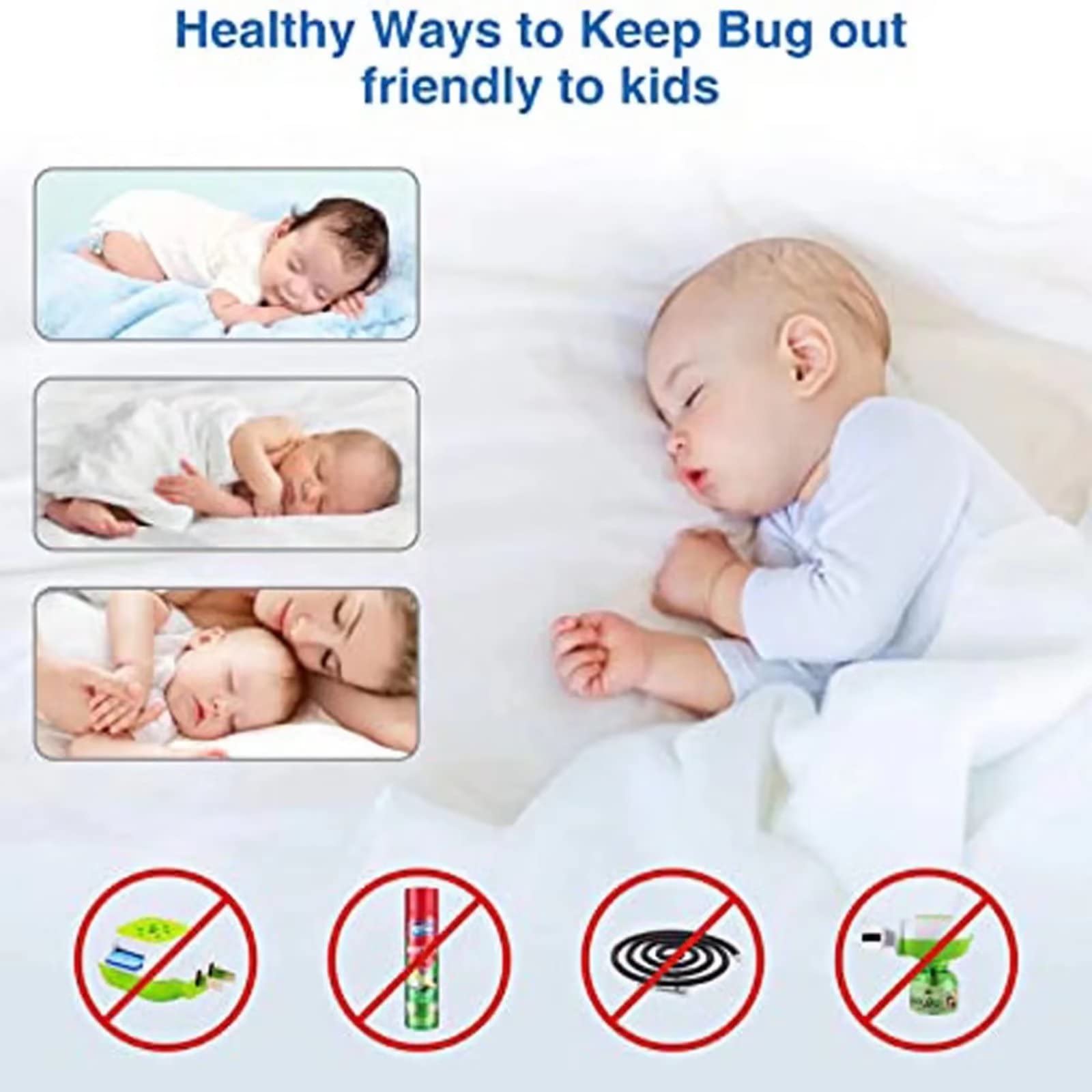 Window Magnetic Mosquito Net 105 x 235 cm Anti-Magnetic Mosquito Net Automatic Closure-Easy to Assemble Without Drilling for Living Room Door Balcony Patio, White