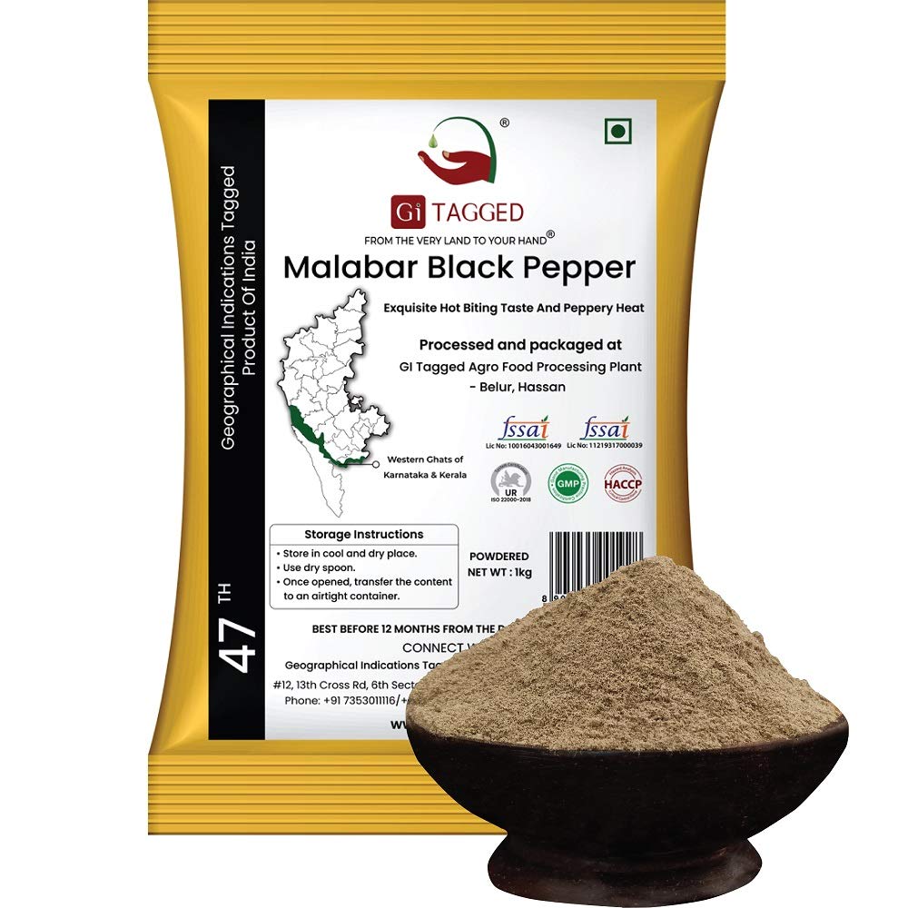 Special Black Pepper Powder From Malabar (Kali Mirch Powder) 500gm,1 kg GiTAGGED®