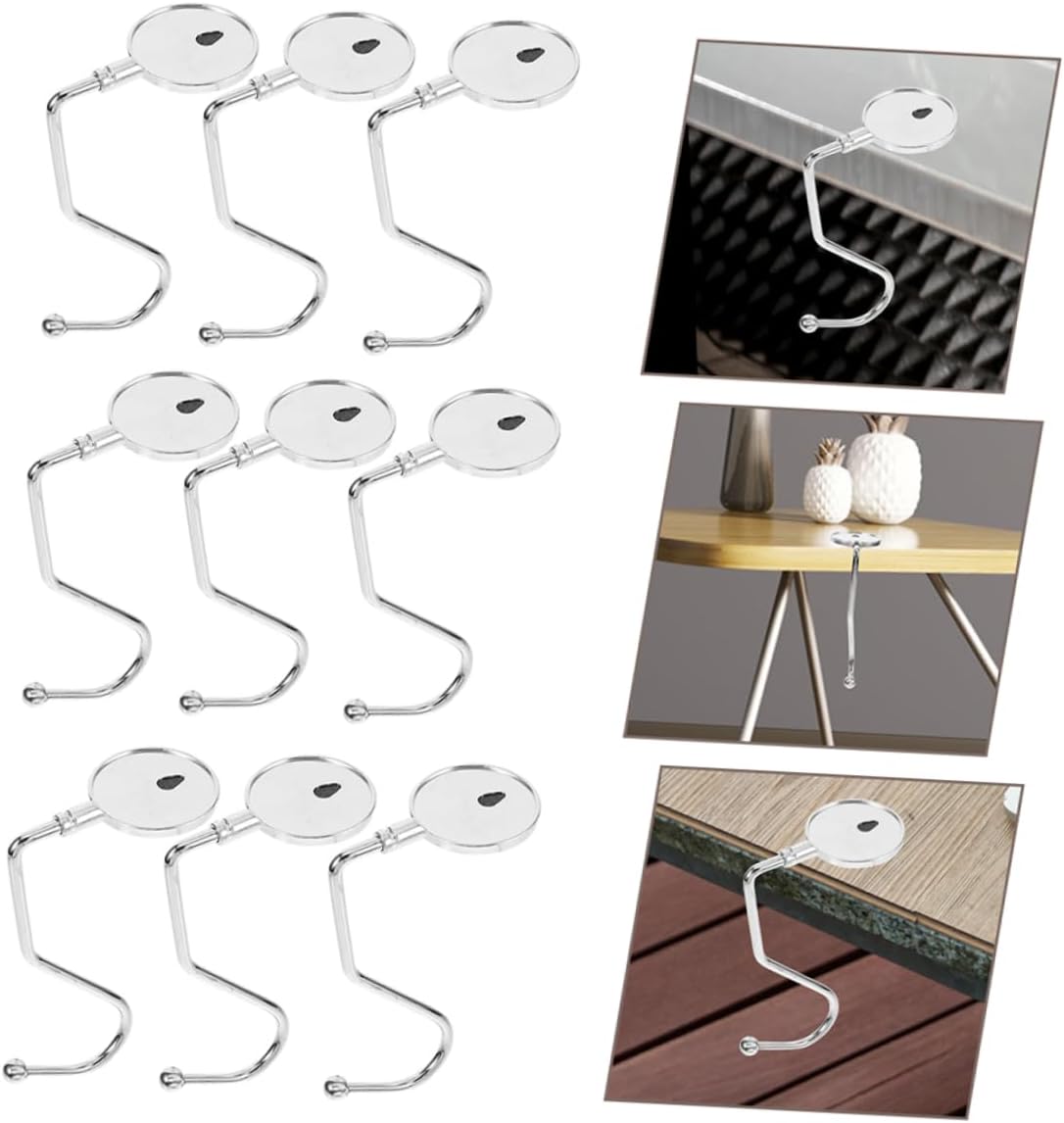 LIFKOME 20pcs Purse Hooks Portable Handbag Hanger for Tables Strong Load-Bearing Anti-Slip Design for Backpack and Bag Storage for Students and Everyday Use