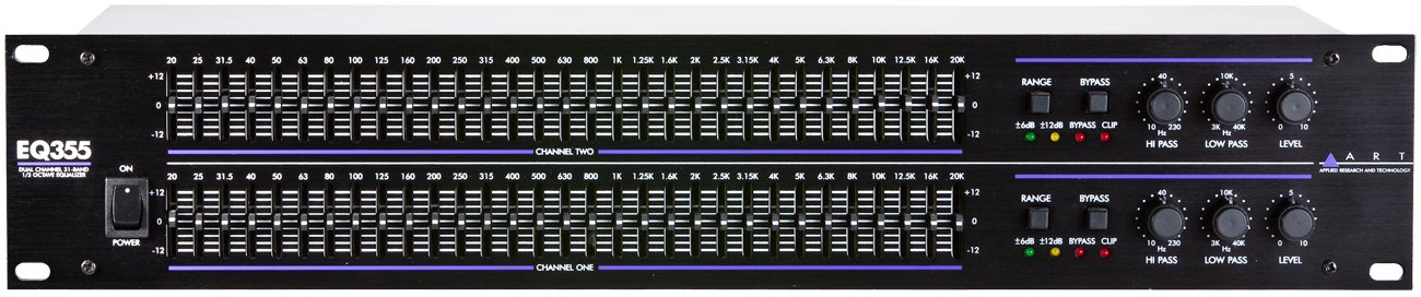 ART EQ355 Equalizzatore Grafico Professionale, 2 X 31 Bande