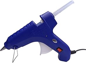 DELIVERY PAX 60W Hot Melt Glue Gun (Blue) Includes 5 High-End Glue Sticks | for DIY Craft & Light Repairs |Quick Heat-Up | 11mm Slot | For Fabric, Paper, Plastic & More