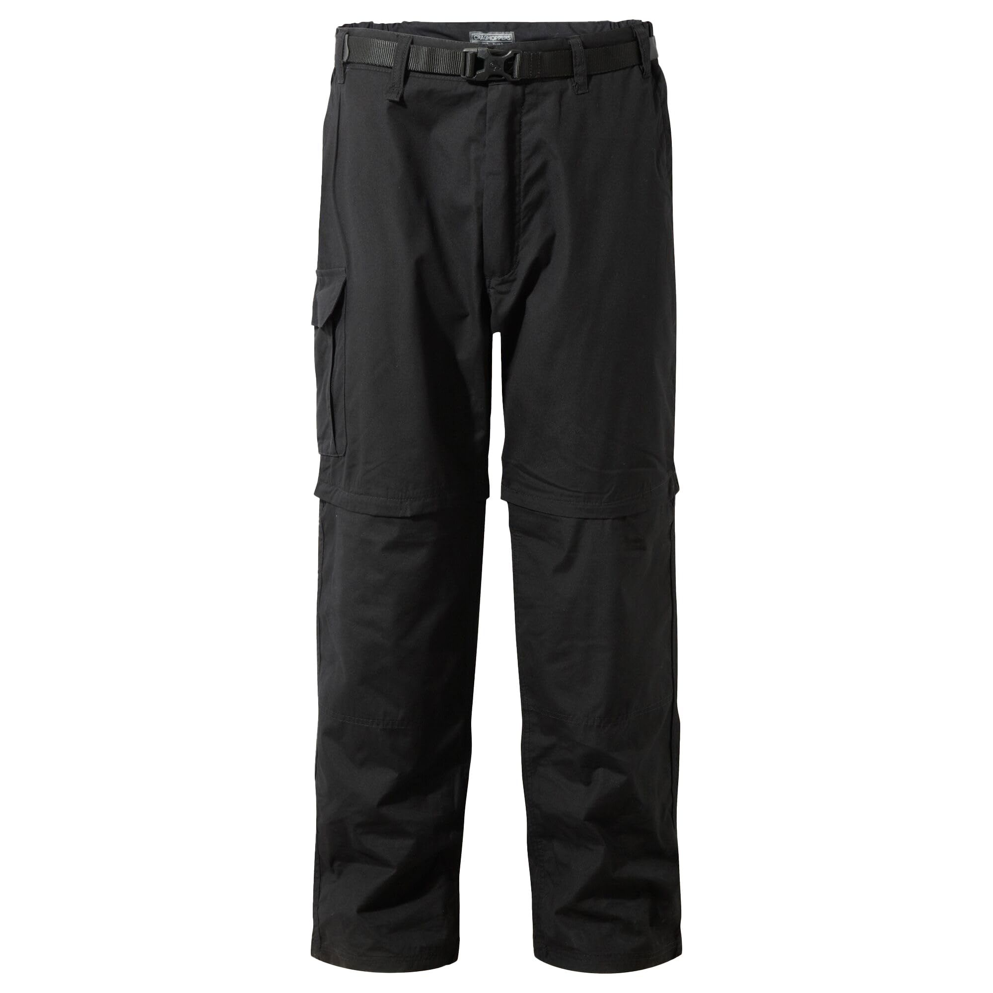 Craghoppers Men's Kiwi Convertible Water-Repellent Trousers - Black - 38R