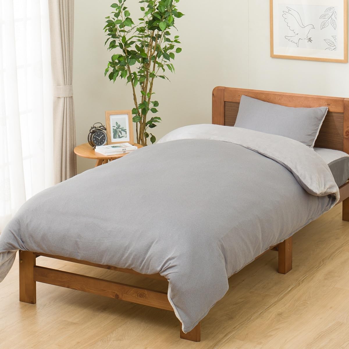 Amazon｜ニトリ(NITORI) 毛布にもなる掛ふとんカバー セミダブル ボア