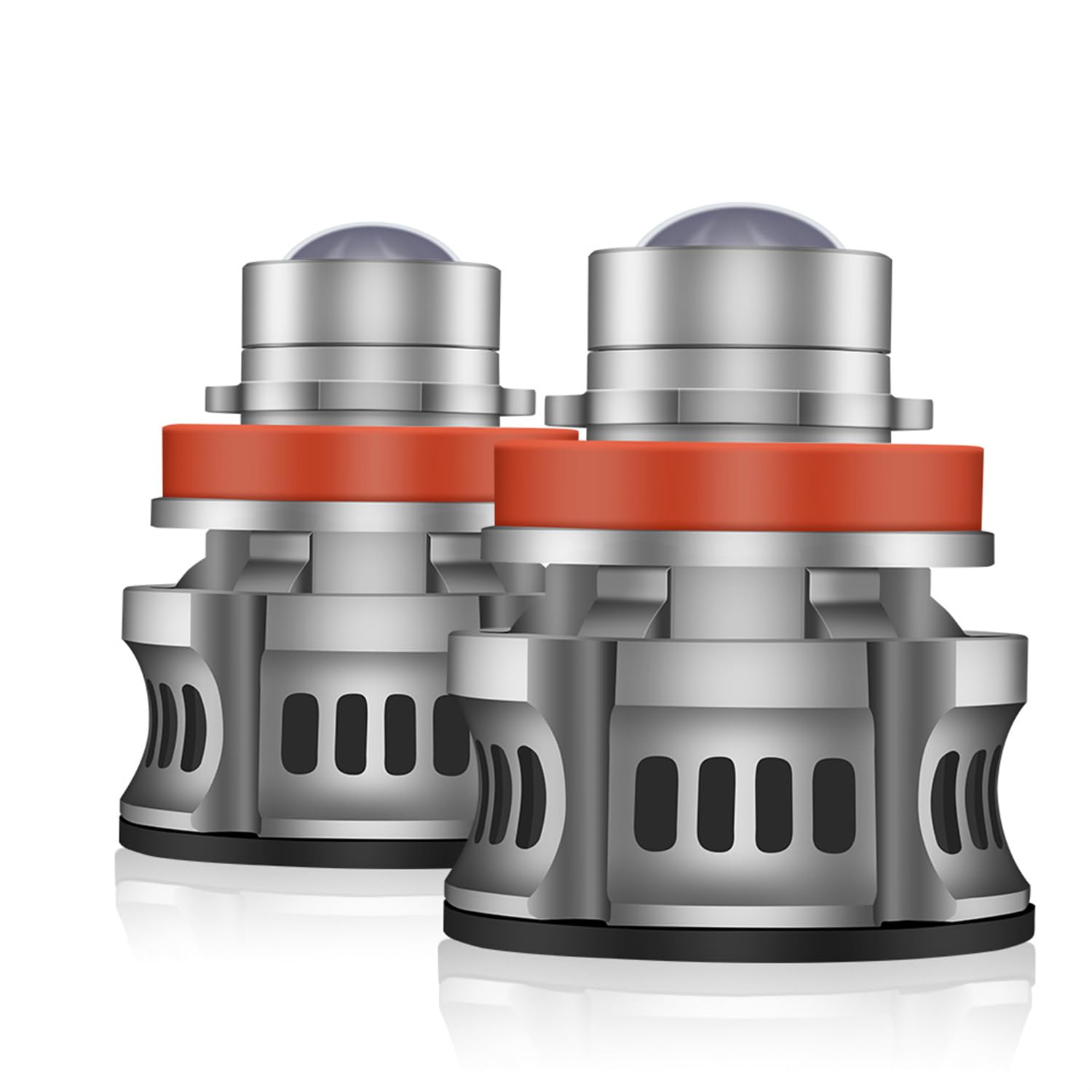 JZ 9005/HB3/H10 LED Fog Lamp Bulbs with Spotlight Lens [8000LM][3000/6000K/8000K/10000K][40W][3570 Chips] - 2 X White