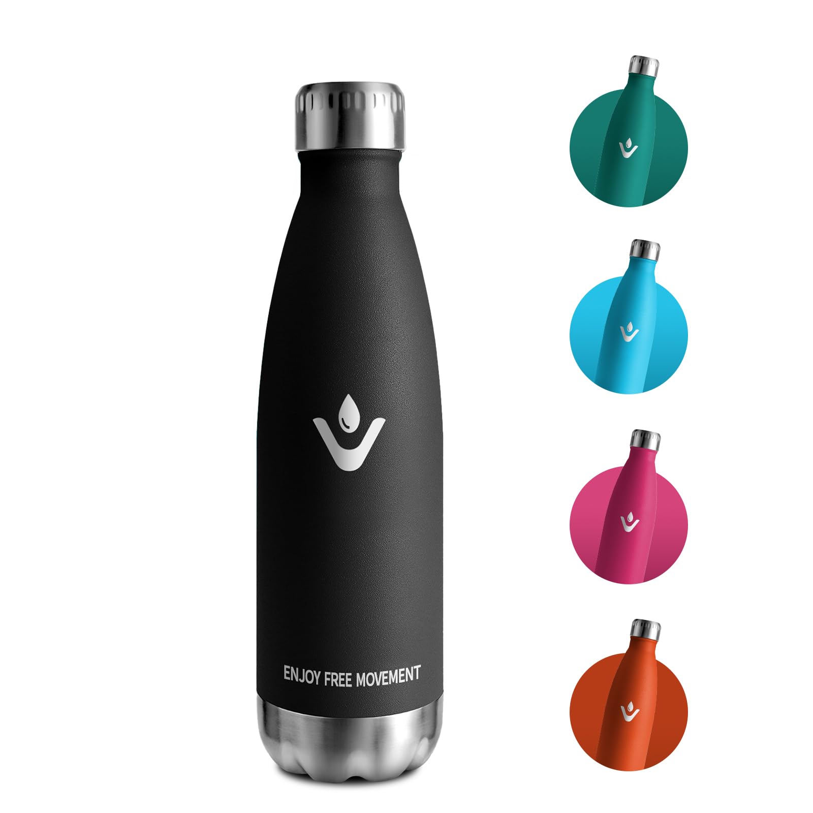 Botella Agua Termica 750ml, Botella Agua Acero Inoxidable sin BPA, Botella Termica con Doble Pared, Termo para Escuela, Oficina, Deporte — view 10
