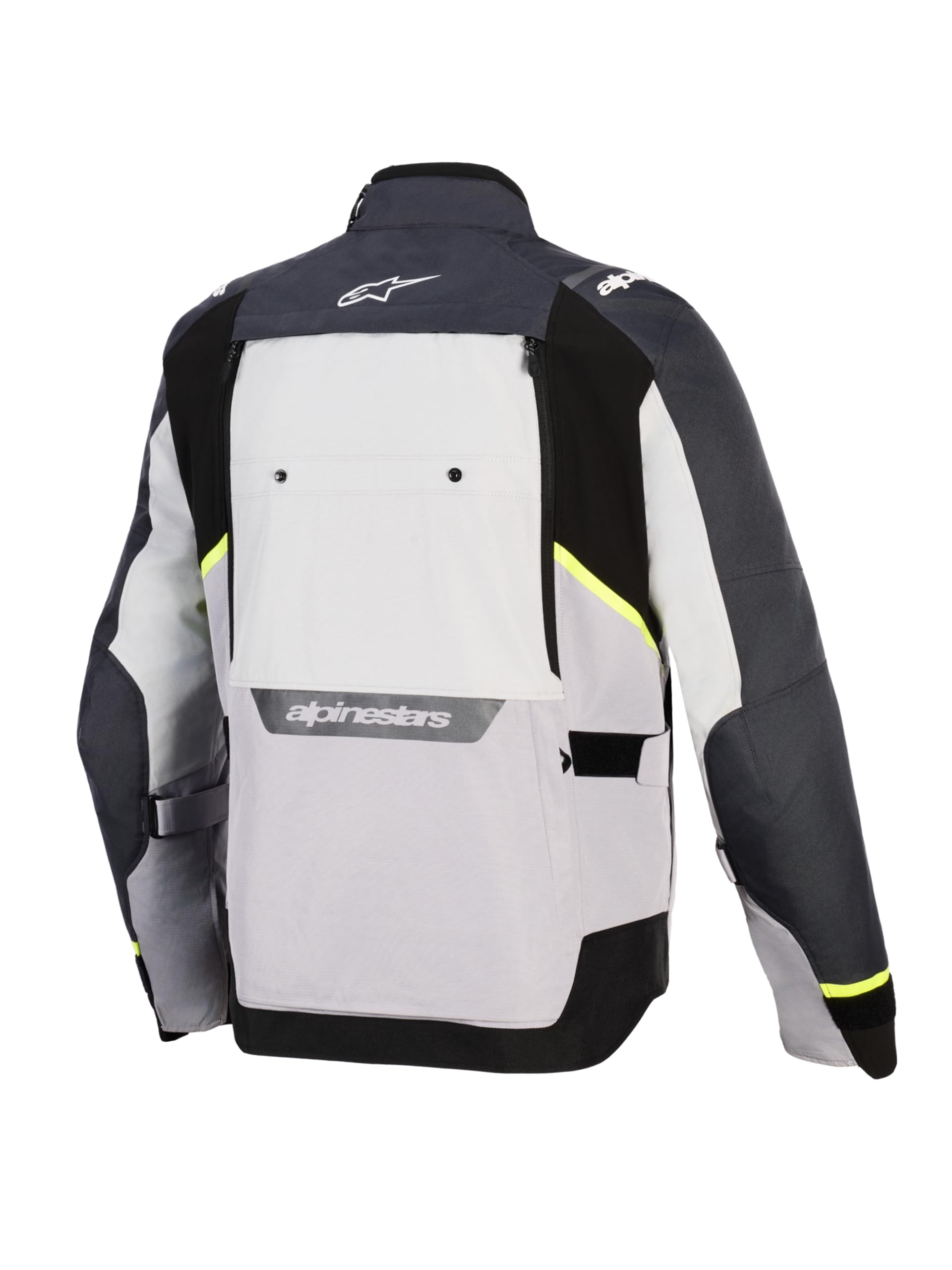 Alpinestars Cusco Drystar męska kurtka motocyklowa, przygodowa, turystyczna, lekka, odporna na rozdarcia, odpinana wodoodporna podszewka, Lodowy szary/średni szary/głęboki szary, M