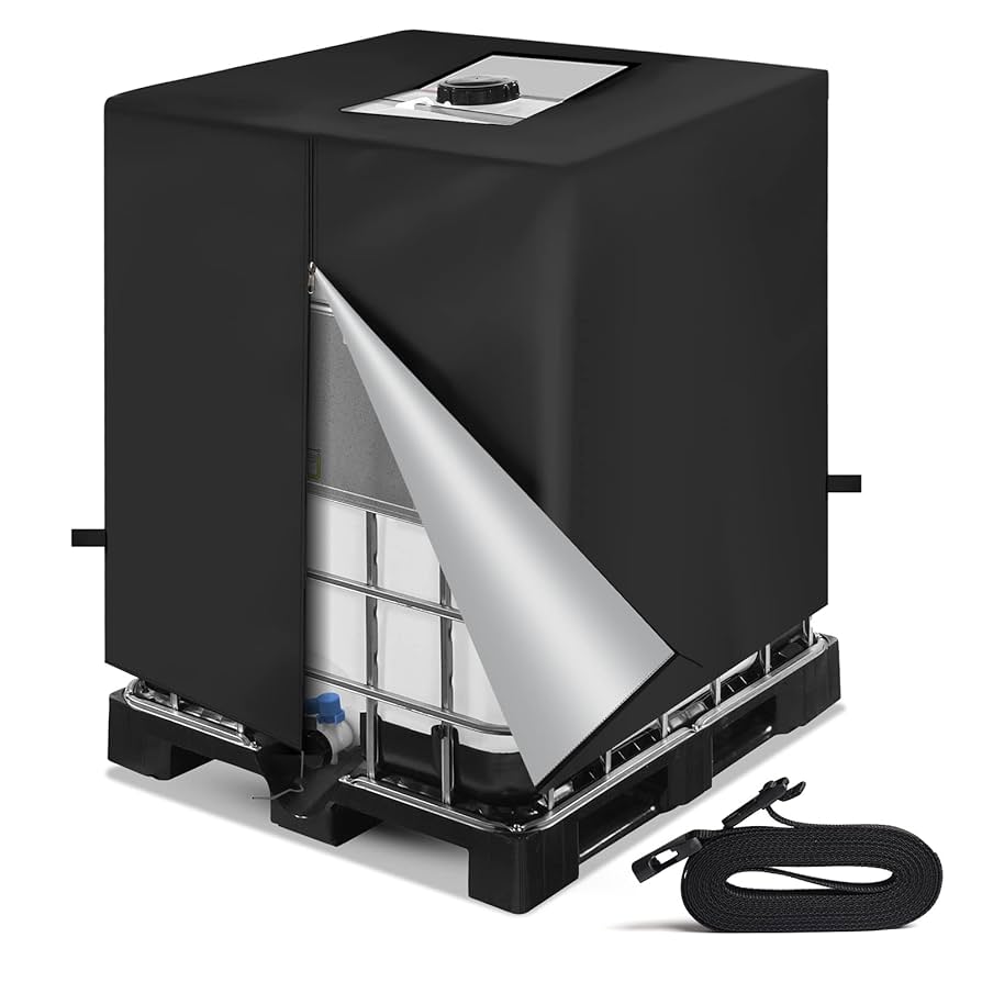 Amazon.com : NEVERLAND IBC Tote Cover 275 Gallon, 420D Water