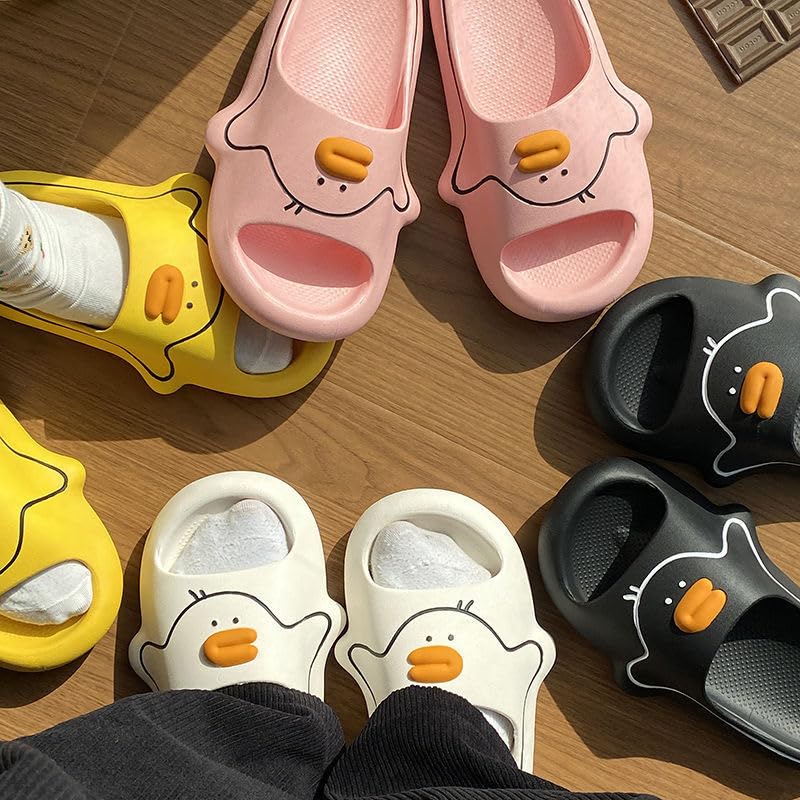 Loizziuy Summer Slippers Sandal Women's Slippers Cute Duck and Girly Indoors and Outdoors with A Non-slip Thick Sole3
