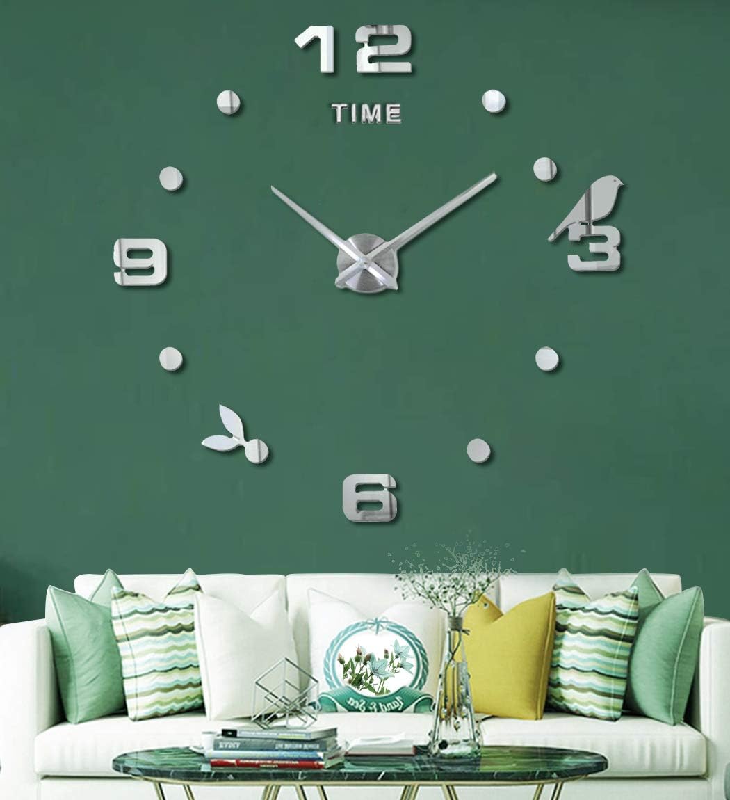 Amazoncom Siemoo 3d Wall Clock Amazoncom Siemoo 3d Wall Clock