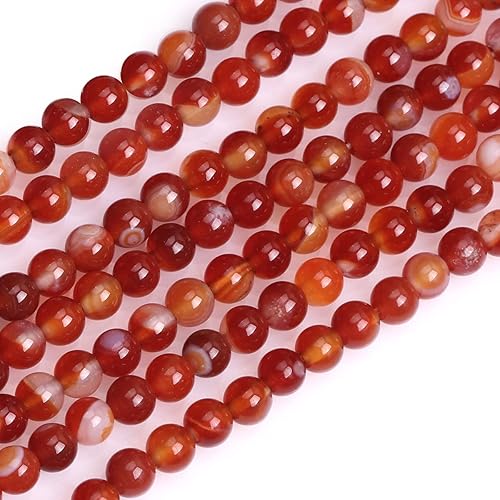 Miniatura 202 de GEM-Inside - Cuentas sueltas de piedra de lava negra natural de 0.315 in para hacer joyas, 15 pulgadas Cordierita de grado A