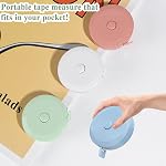4 Colors Retractable Mini Tape Measure, Cute Compact Body Tape Measure, 60 Inch/150 CM Body Measuring Tape Measure, Sewing Tape Measure for Fabric Measurement